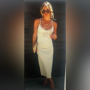 State of Grace Ruched Midi Dress from Vici